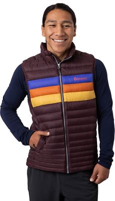 Cotopaxi Men's Fuego Down Vest - XL - Black Iris Stripes product image