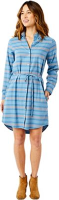 Carve Designs Women's Aida Dress - Large - Lake Stripe product image
