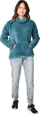 Carve Designs Women's Roley Cowl Sweater - Medium - Hydro product image