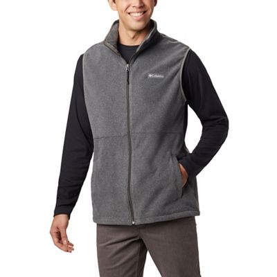 Columbia Men's Basin Trail Fleece Vest - Small - Charcoal Heather product image