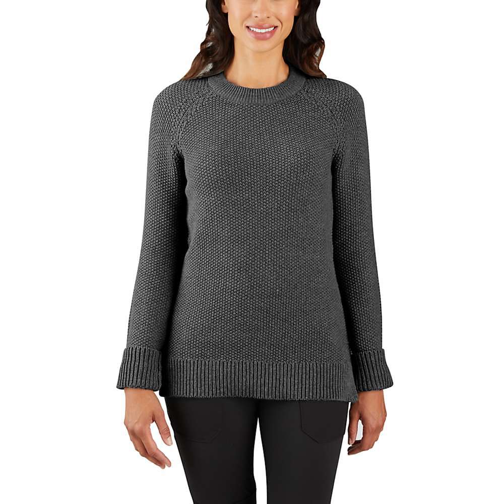 Carhartt Women's Crewneck Sweater - Small - Carbon Heather product image