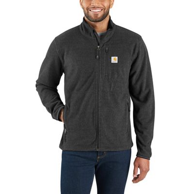 Carhartt Men's Dalton Full Zip Fleece Sweater - Large Tall - Black Heather product image