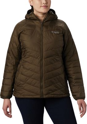Columbia Titanium Women's Snow Country Hooded Jacket - Small - Olive Green product image