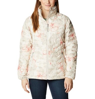 Columbia Women's Powder Lite Jacket - Small - Chalk Aurelian Print product image