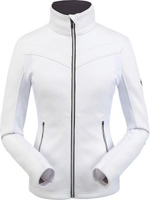 Spyder Women's Encore Full Zip Fleece Jacket - Large - White-F19 product image
