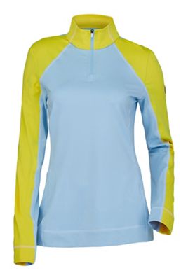 Spyder Women's Savona Zip T-Neck Top - XL - Frost product image