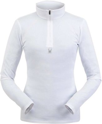 Spyder Women's Tempting Zip T-Neck Top - Large - White-F19 product image