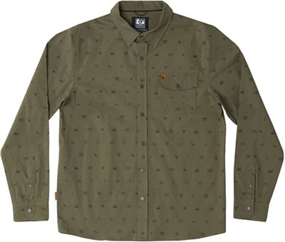 HippyTree Men's Exposure Woven Shirt - Medium - Military product image
