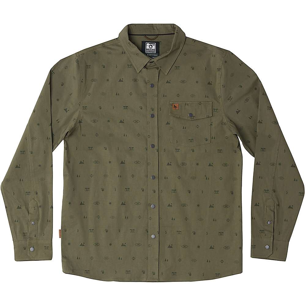 HippyTree Men's Exposure Woven Shirt - Medium - Military product image