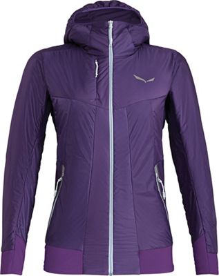 Salewa Women's Pedroc Hybrid AWP Hooded Jacket - Medium - Petunia product image