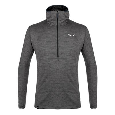 Salewa Men's Puez WO Active PL Half Zip Hoody - Medium - Ombre/Black Out product image