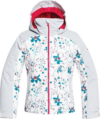 Roxy Girls' Delski Jacket - 16/XXL - Bright White Halo product image