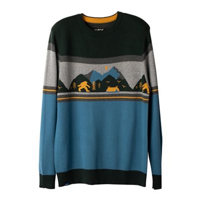 Kavu Men's Highline Sweater - Medium - Myth Mountains product image