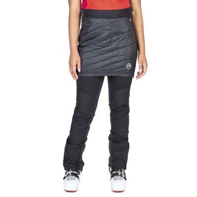 La Sportiva Women's Warm Up Primaloft Skirt - Large - Black / White product image