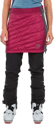 La Sportiva Women's Warm Up Primaloft Skirt - Medium - Red Plum/Carbon product image