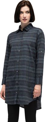 Nau Women's Fortuit Shirt Dress - XL - Navy Plaid product image