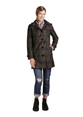 Feller Women's Queen Anne Trench Limited Coat - Small - Brown Tartan product image