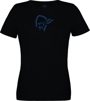 Norrona Womens /29 Cotton Viking T-Shirt - Medium - Caviar