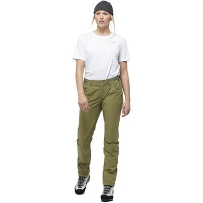 Norrona Women's Svalbard Light Cotton Pant - Large - Olive Drab product image