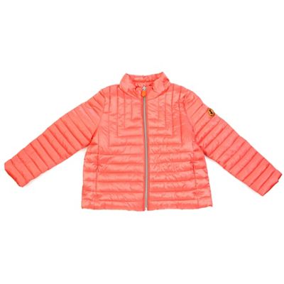 Save The Duck Girls High Rise Lightweight Jacket - 8 - Coral Orange product image