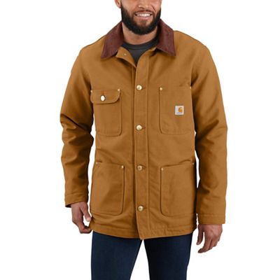 Carhartt Men's Firm Duck Chore Coat - XL Regular - Carhartt Brown