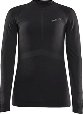 Craft Sportswear Women's Active Intensity Crew Neck LS - Small - Black / Asphalt product image