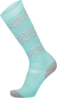 Mons Royale Women's Lift Access Sock - XS - Grey Marl / Peppermint product image