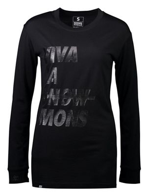 Mons Royale Women's Yotei BF Tech LS Top - Medium - Black product image