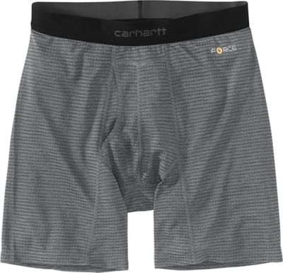 Carhartt Men's Base Force 8 Inch Boxer Brief - Small - Shadow Grid product image