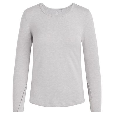 Tasc Women's MicroAir Fitted LS Tee - Large - Light Heather Gray product image