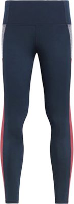 Tasc Women's Uptown High Rise 7/8 Legging - Small - Classic Navy / Raspberry product image