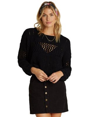 Billabong Women's On the Horizon Sweater - Medium - Black product image