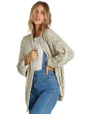 Billabong Womens Sweetest Thing Sweater - Large - White Cap