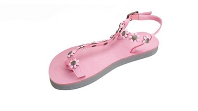 Rainbow Kids Delilah Sandal - 2-3T - Pink / Grey