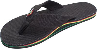 5531407 Rainbow Mens Hemp Rasta Sandal - Medium - Black /  sku 5531407