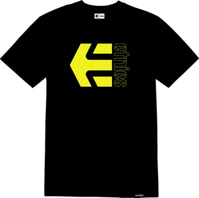 Etnies Mens Corp Combo Tee - Small - Black