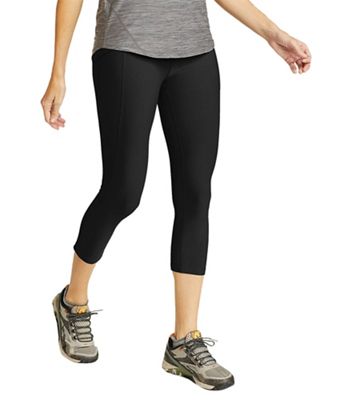 Eddie Bauer Motion Women's High Rise Trail Tight Capri - XL - Black product image