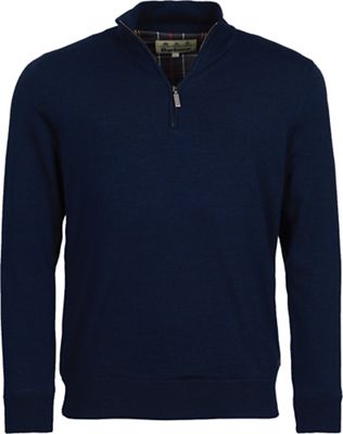 Barbour Mens Gamlan 1/2 Zip - Large - Navy