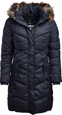 Barbour Womens Sternway Quilt Jacket - 10 - Navy Marl/Navy