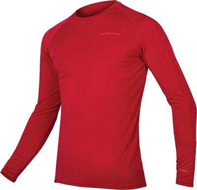 Endura Men's BaaBaa Blend L/S Base Layer Top - Medium - Rust Red product image