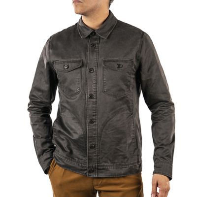 Jeremiah Mens Rockwell Vege Leather Shirt Jacket - Small - Black
