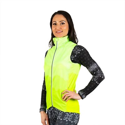 Shebeest Womens InVest - Small - Faded / Electric Lime