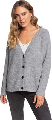 Roxy Womens Be Bold Cardigan - Large - Heritage Heather