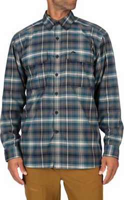 Simms Men's ColdWeather LS Shirt - Small - Atlantis Steel Plaid product image