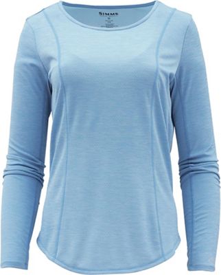 Simms Womens Lightweight Core Top - XL - Faded Denim