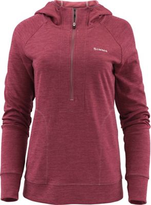 Simms Women's BugStopper Hoody - Large - Garnet Heather product image