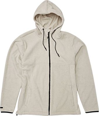 Billabong Mens Boundary Brushed Full Zip Hoody - Small - Oatmeal