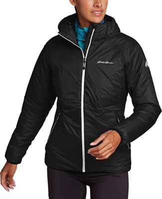 Eddie Bauer First Ascent Womens Evertherm 2.0 Down Hoodie - XS - Black