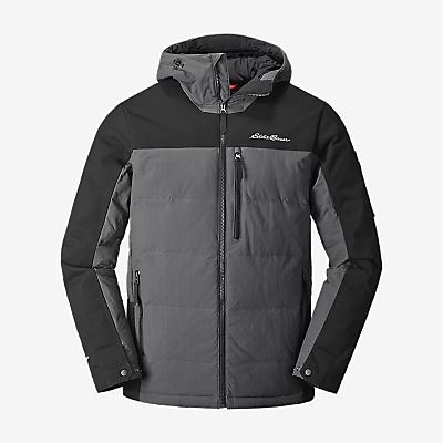 Eddie Bauer First Ascent Mountain Ops Hooded Down Jacket - Black