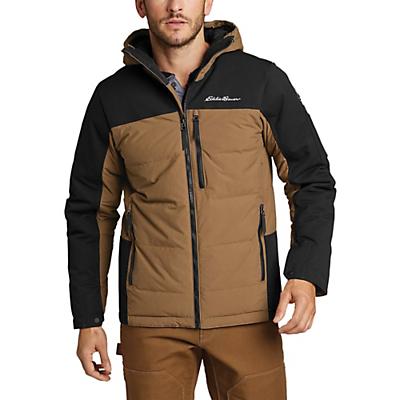 Eddie Bauer First Ascent Mountain Ops Hooded Down Jacket - Hazelnut